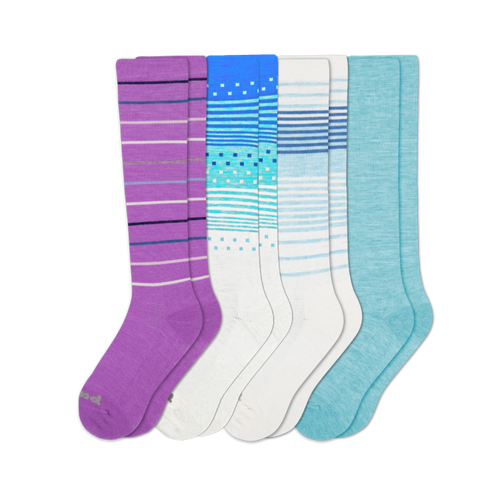 4 Pack - Women's Compression Socks