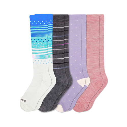 4 Pack - Women's Compression Socks