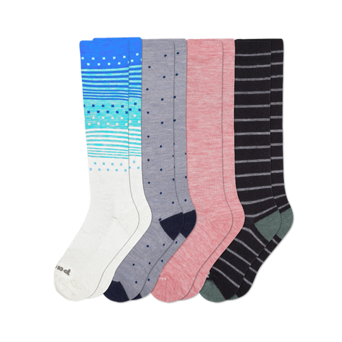 4 Pack - Women's Compression Socks