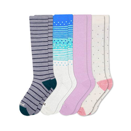 4 Pack - Women's Compression Socks