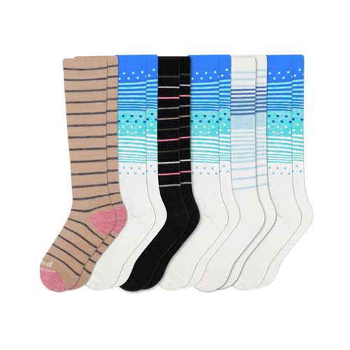 6 Pack - Women's Compression Socks