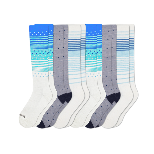 6 Pack - Women's Compression Socks