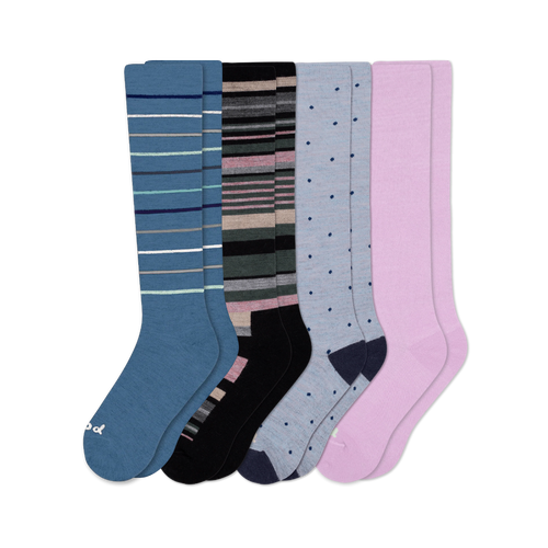 4 Pack - Women's Compression Socks