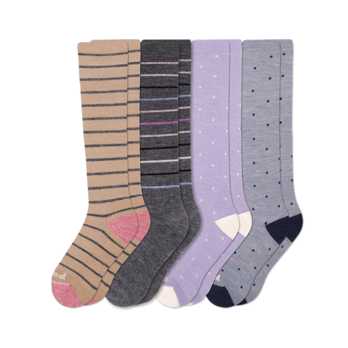 4 Pack - Women's Compression Socks