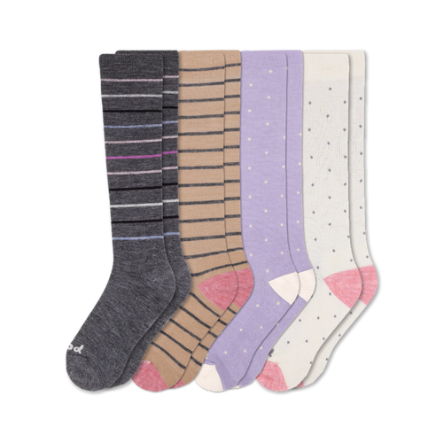 4 Pack - Women's Compression Socks