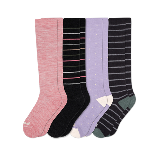 4 Pack - Women's Compression Socks