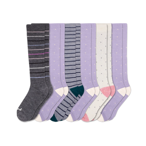 6 Pack - Women's Compression Socks