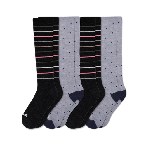 4 Pack - Women's Compression Socks