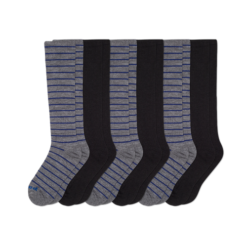 6 Pack - Men's Compression Socks