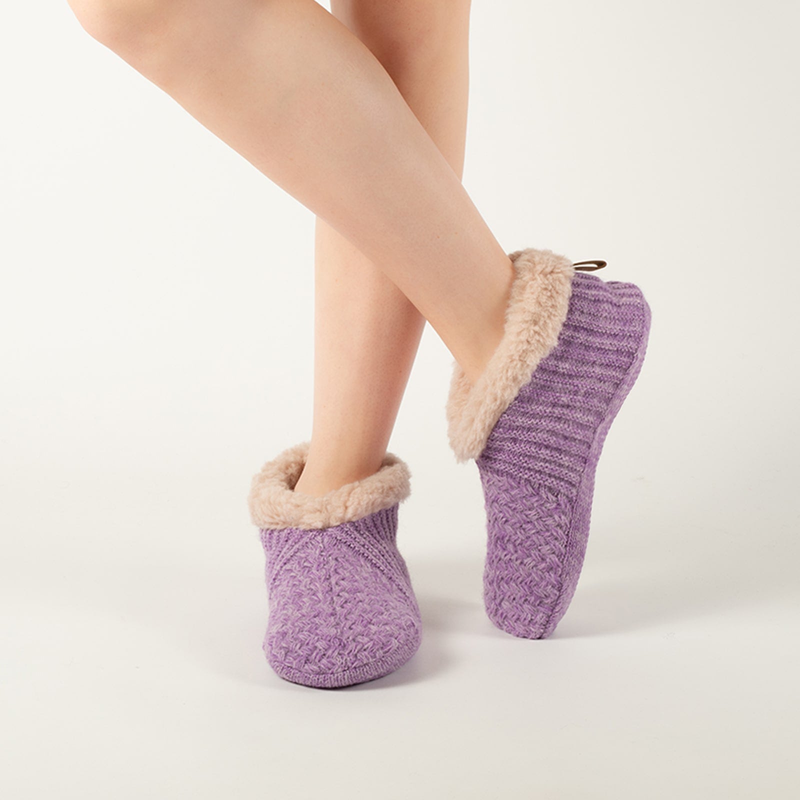 Pacas™ Inc.  Women's Alpaca Lined Gripper Slippers