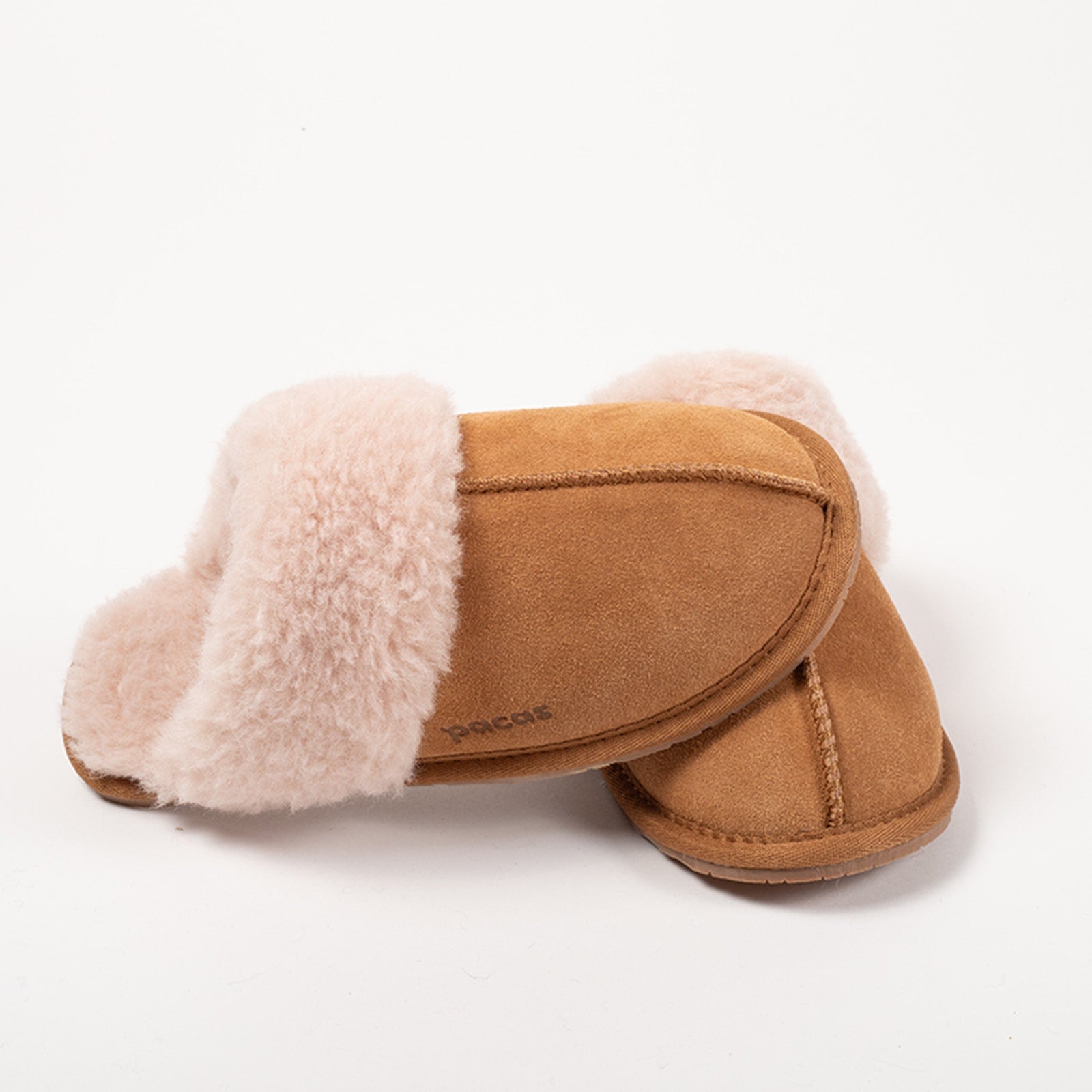 Ariana Bohling Suri Alpaca Slipper Slide - Blush | Garmentory