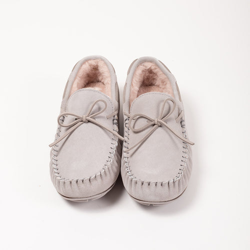 Women's Alpaca Lined Moccasin Slipper