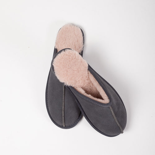 Men's Alpaca Lined Slide Slipper