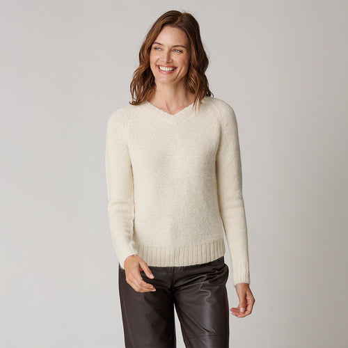 Women's V Neck Sweater