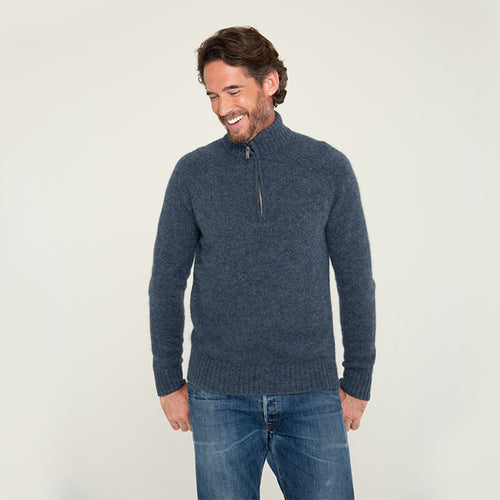 Men's Quarter Zip Sweater