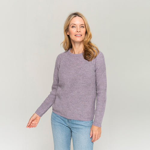 Women's Ribbed Crewneck Sweater