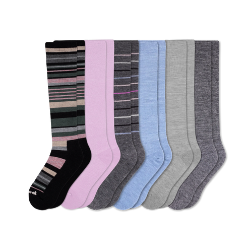 6 Pack - Women's Compression Socks