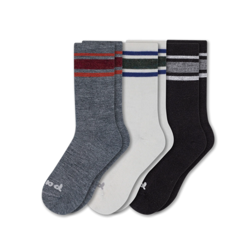 3 Pack - Men's Crew Pacas Socks