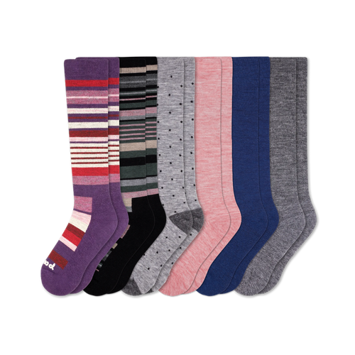 6 Pack - Women's Compression Socks