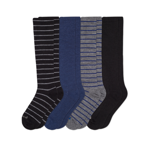 4 Pack - Men's Compression Socks