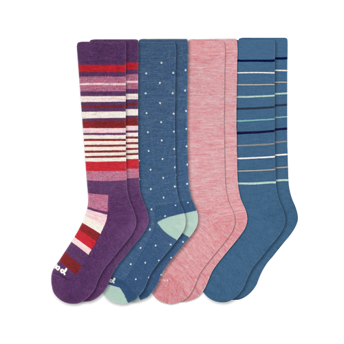 4 Pack - Women's Compression Socks