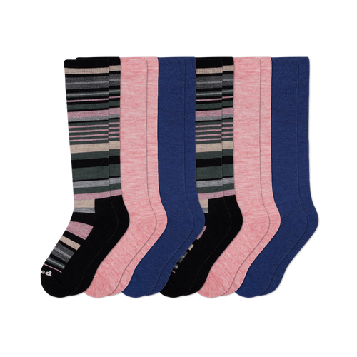 6 Pack - Women's Compression Socks