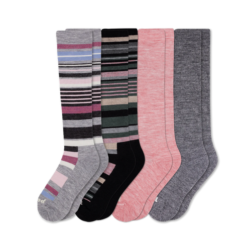 4 Pack - Women's Compression Socks