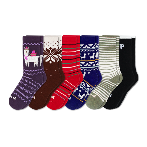 6 Pack - Women's Crew Pacas Socks