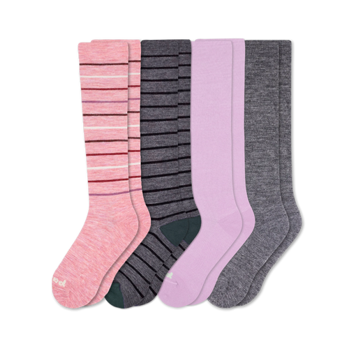 4 Pack - Women's Compression Socks