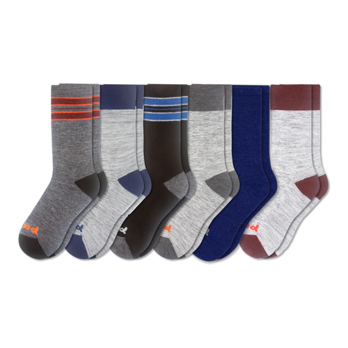 6 Pack - Men's Crew Pacas Socks