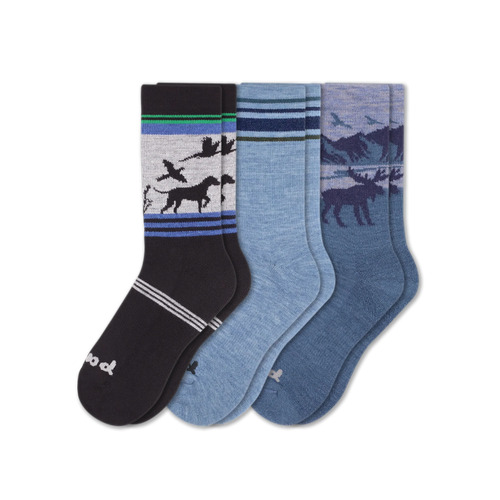 3 Pack - Men's Crew Pacas Socks