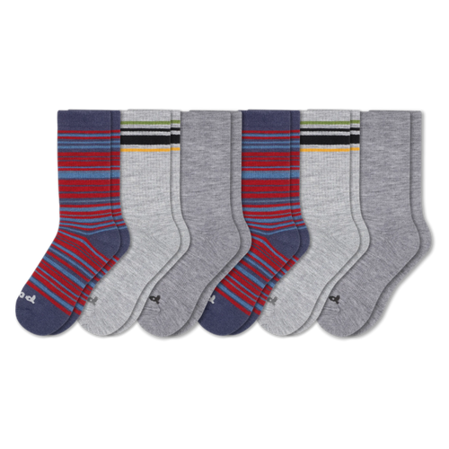 6 Pack - Men's Crew Pacas Socks