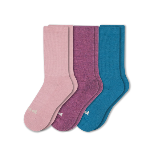 3 Pack - Women's Crew Pacas Socks
