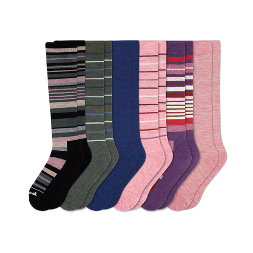 6 Pack - Women's Compression Socks