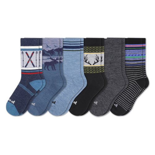 6 Pack - Men's Crew Pacas Socks