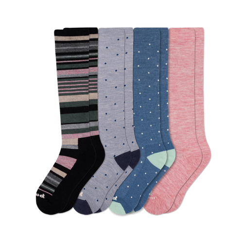 4 Pack - Women's Compression Socks