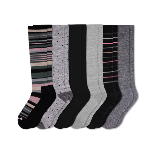 6 Pack - Women's Compression Socks