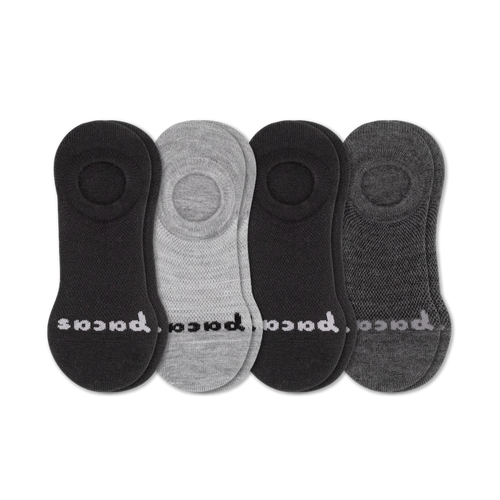 4 Pack - Women's No Show Socks