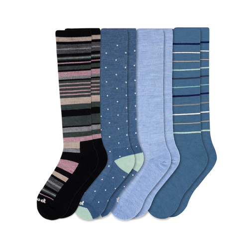 4 Pack - Women's Compression Socks