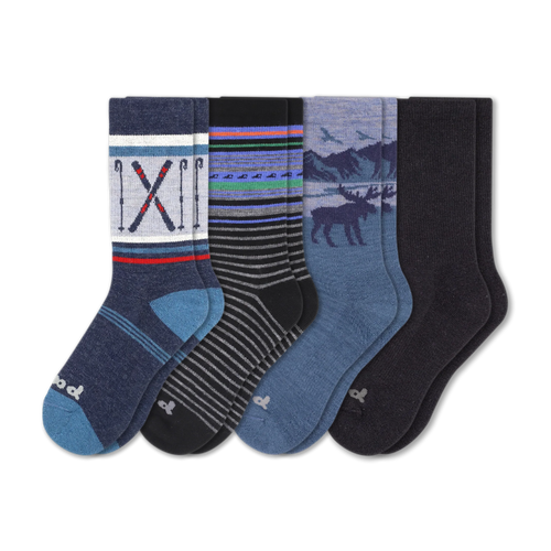 4 Pack - Men's Crew Pacas Socks
