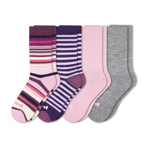 4 Pack - Women's Crew Pacas Socks