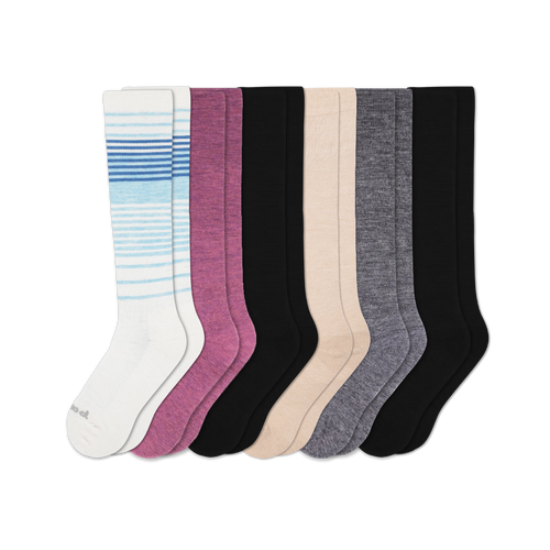 6 Pack - Women's Compression Socks