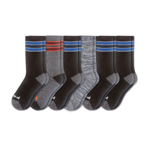 6 Pack - Men's Crew Pacas Socks