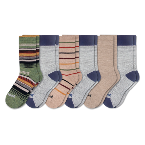 6 Pack - Men's Crew Pacas Socks