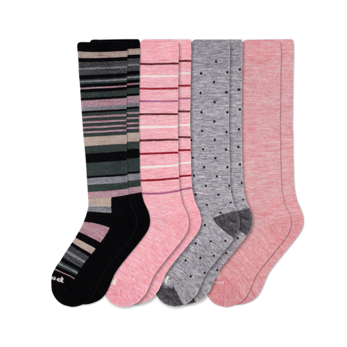 4 Pack - Women's Compression Socks
