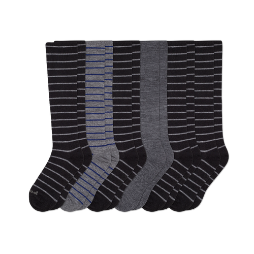 6 Pack - Men's Compression Socks