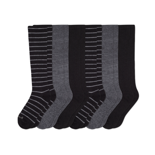 6 Pack - Men's Compression Socks