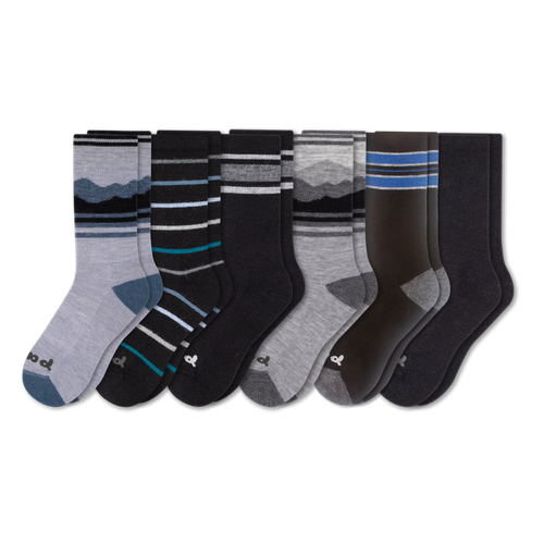 6 Pack - Men's Crew Pacas Socks