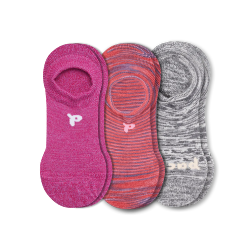 3 Pack - Women's No Show Socks