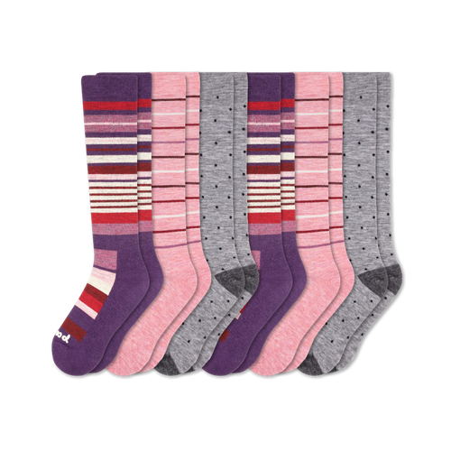 6 Pack - Women's Compression Socks